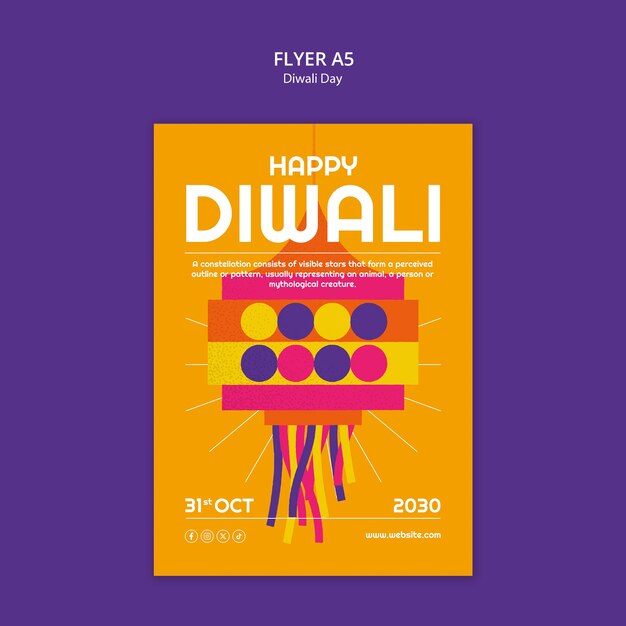 Diwali Template Design – Free Download for Stunning Festive Creations