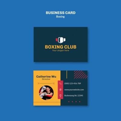 Boxing Template Design – Free Download Free Stock Photo