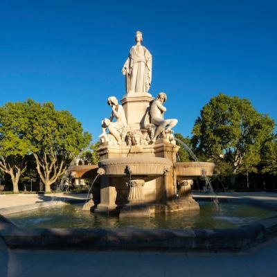 Famous Fountain in NÃ®mes – Free Stock Photo for Download