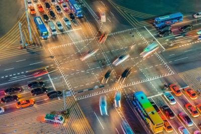 Car Trails at City Intersections – Free Stock Photo for Download