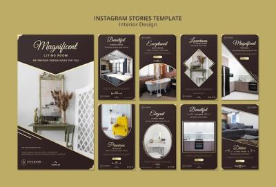 Interior Design Instagram Stories – Free Download