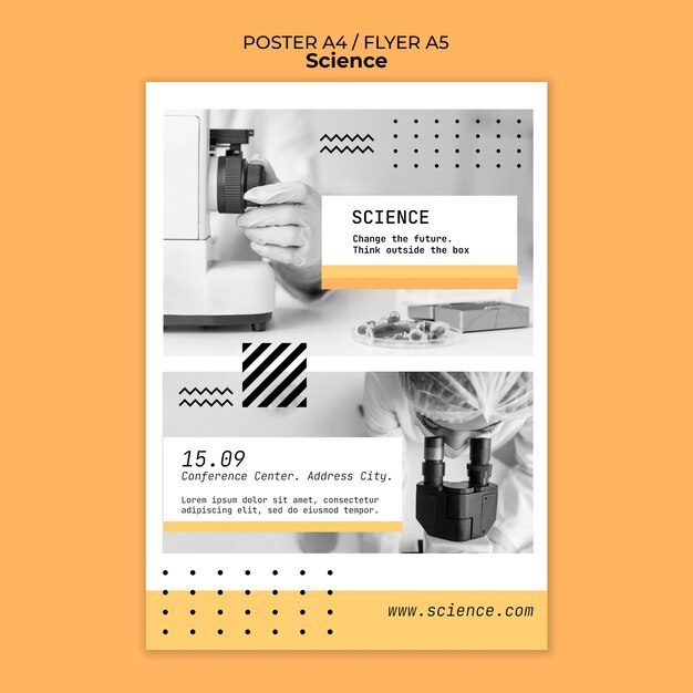 Science Template Design for Creative Projects – Free Download