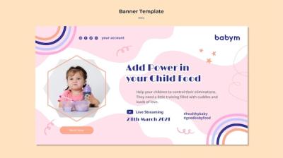 Horizontal Banner for Newborn Baby – Free Stock Photo Download