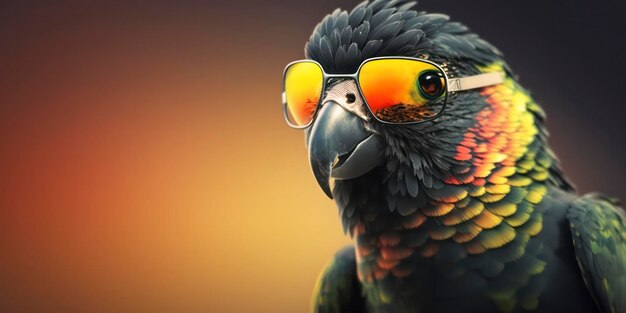 A Parrot Wearing Sunglasses – Free Stock Photo for Download