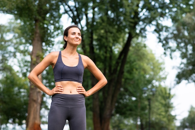 Fit Woman with Hands on Hips – Free Stock Photo, Download for Free