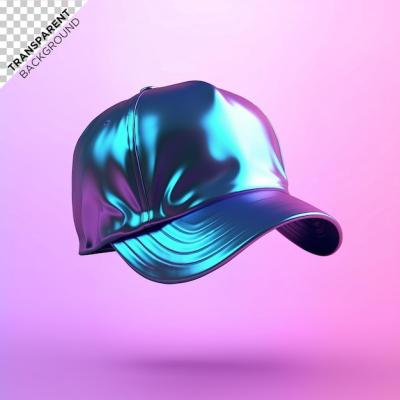 Cap Holographic Illustration – Free Download