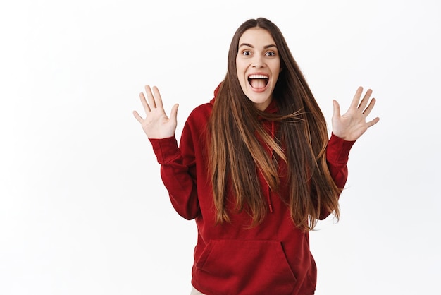 Funny Girl Screaming with Excitement and Joy – Free Stock Photo for Download