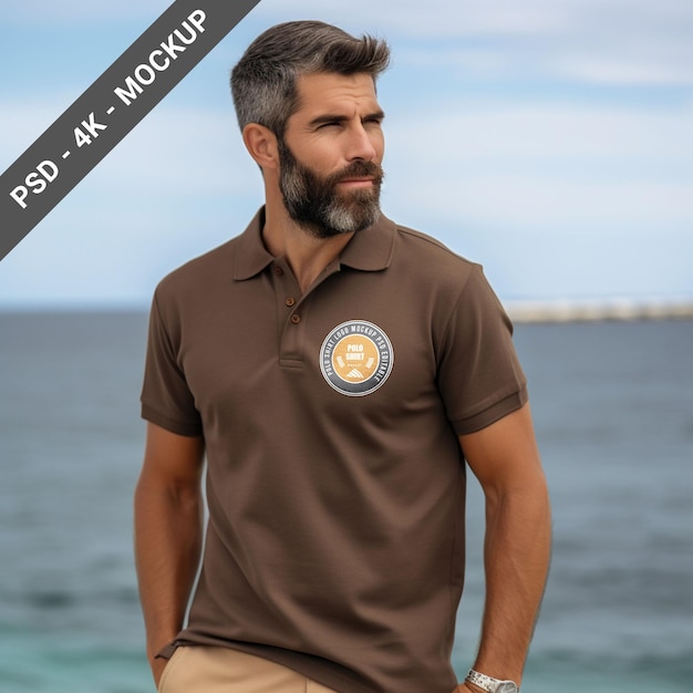 PSD Polo Shirt Mockup – Download Free Stock Photo