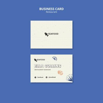 Delicious Food Restaurant Business Card – Free Download