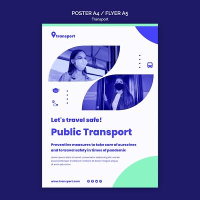 Public Transport Flyer Template – Free Download