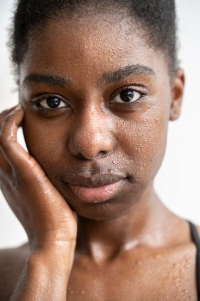 Hydrated Skin Portrait of a Woman – Free Download