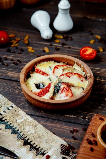 Julienne with Mushrooms and Tomato in a Clay Pot – Free to Download