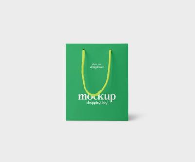 High-Quality Paper Shopping Bag Mockup PSD Template – Free Download