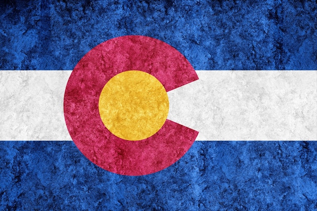 Metallic Colorado State Flag Background – Free Download