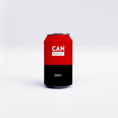 3D Realistic Rendering of Metallic Can Mockup – Free Download