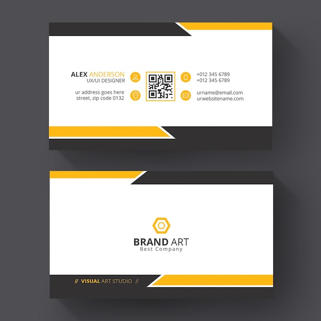 Elegant Business Card PSD Template – Free Download