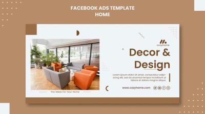 Interior Design Facebook Template – Free Download