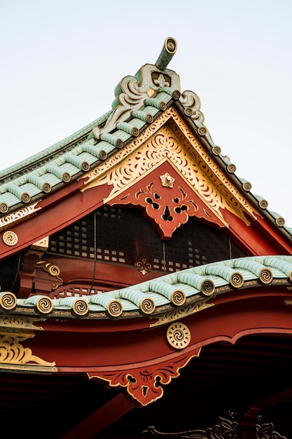 Roof Details of a Traditional Japanese Wooden Temple – Free Stock Photo, Download Free