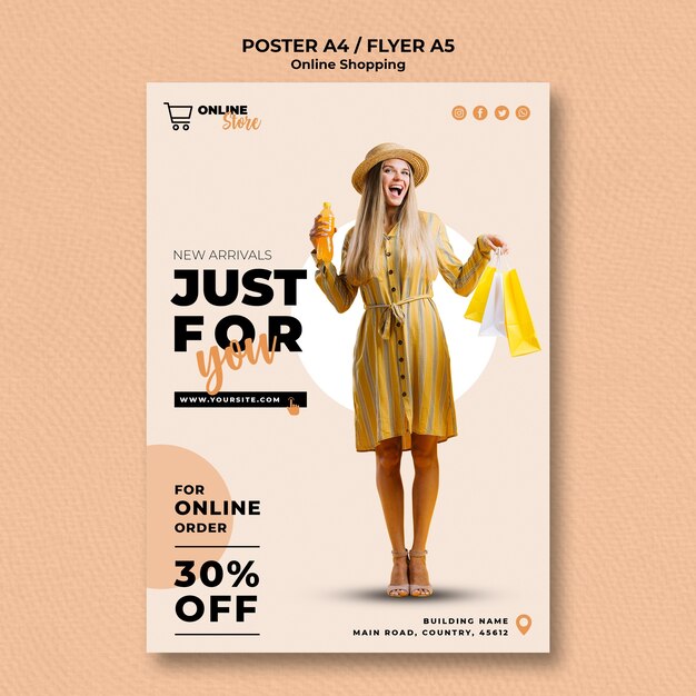 Online Fashion Sale Poster – Free Download