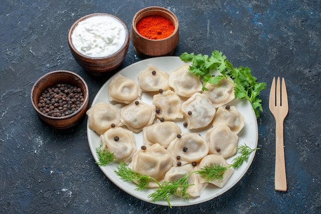 Delicious Baked Dumplings with Yogurt and Greens â Free Download