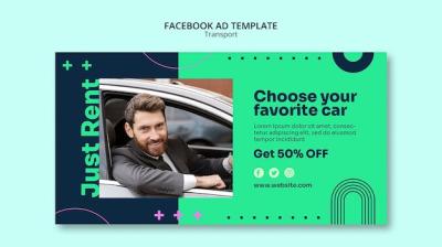 Flat Design Transport Template – Download Free Stock Photo