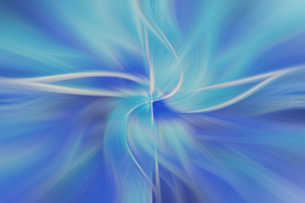 Royal Blue and White Floral Waves Abstract Background – Free Download