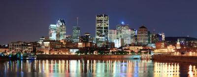 Montreal at Dusk Over the River – Free Download