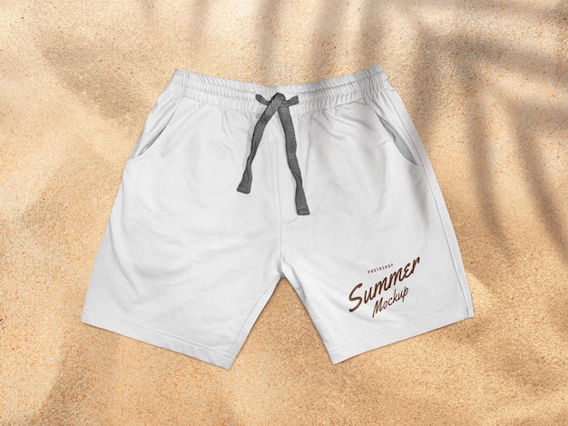 White Shorts Pant Mockup – Free Download