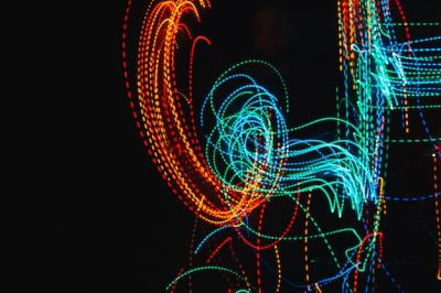 Neon Lights Swirling – Free Stock Photo, Download for Free