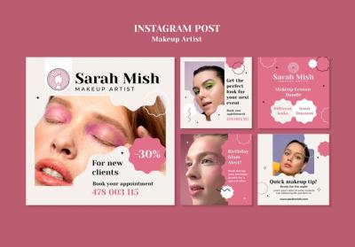 Makeup Artist Template Design – Free Download