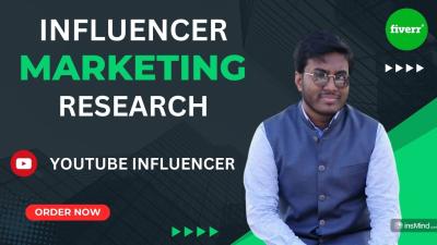 I Will Find the Best YouTube Influencers for Your Needs