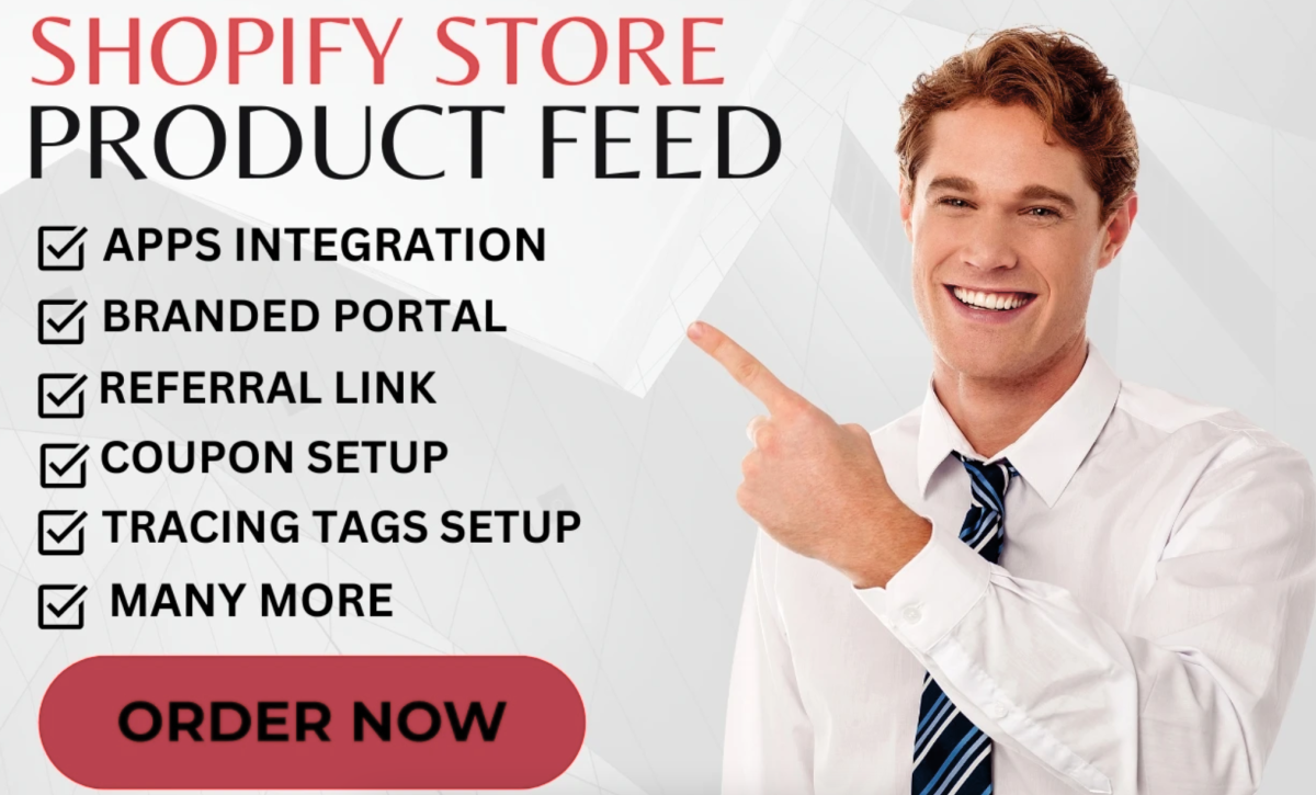 I Will Design Shopify Product Feeds Using Simprosys, Multifeed, Mulwi, Feedyio, Eggflow, and Flexify