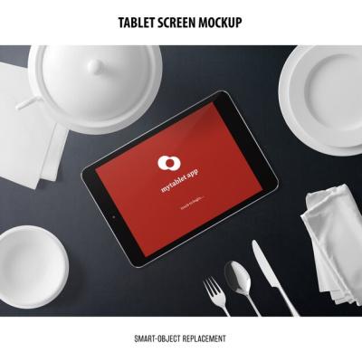 Tablet Screen Mockup – Download Free Stock Photo