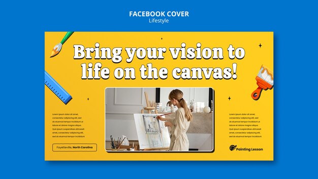 Painting Lifestyle Facebook Cover – Free Download