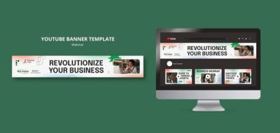 Webinar Conference YouTube Banner Template – Free Download