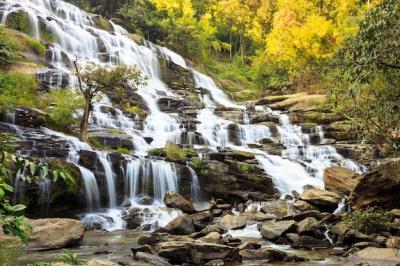 Mae Ya Waterfall in Doi Inthanon National Park, Chiang Mai, Thailand – Free Stock Photo Download