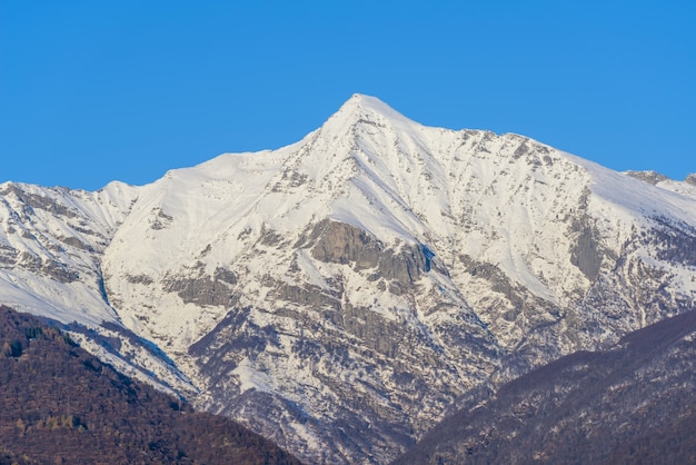 Stunning Tall Snow-Capped Mountain | Free Stock Photo, Download for Free