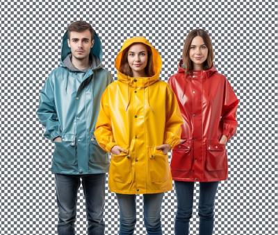 Beautiful Raincoats Isolated on Transparent Background – Free Download