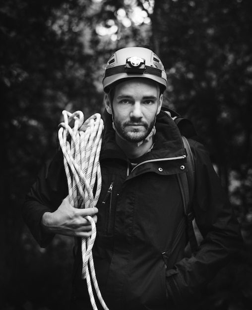 Climber with Rope – Free Stock Photo for Download