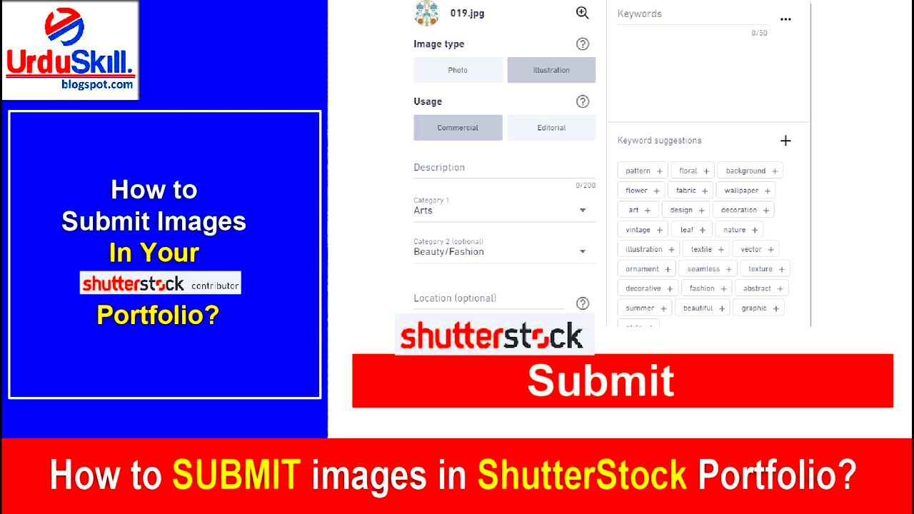 How to submit Images to ShutterStock account YouTube