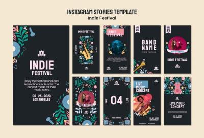 Indie Music Event Instagram Stories – Free Download