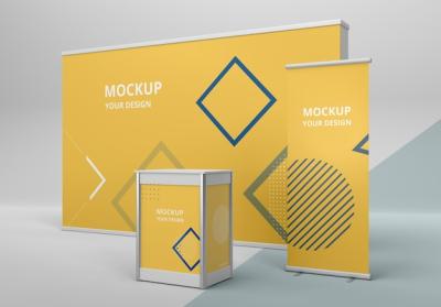 Exhibition Stand Mock-Up Assortment – Free Download