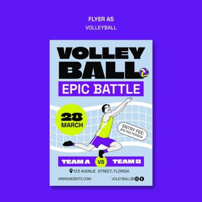 Volleyball Game Template – Free Download