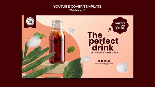 Kombucha Drink YouTube Cover – Free Download, Free Stock Photo