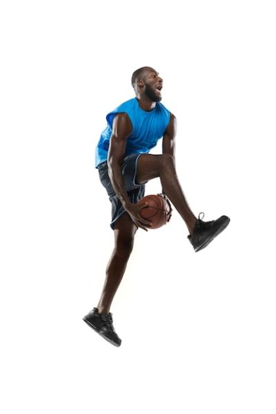 Handsome Male Basketball Player in Action – Free Stock Photo Download