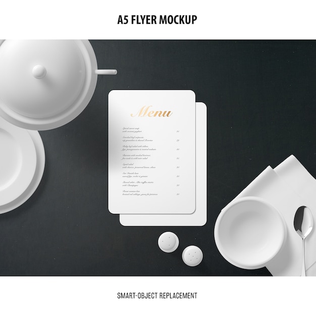 A5 Flyer Mockup for Stunning Presentations – Free Download