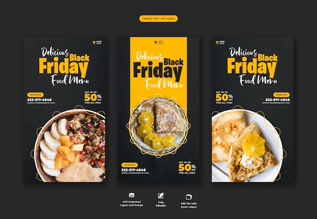 Black Friday Instagram and Facebook Story Banner Template – Free Download