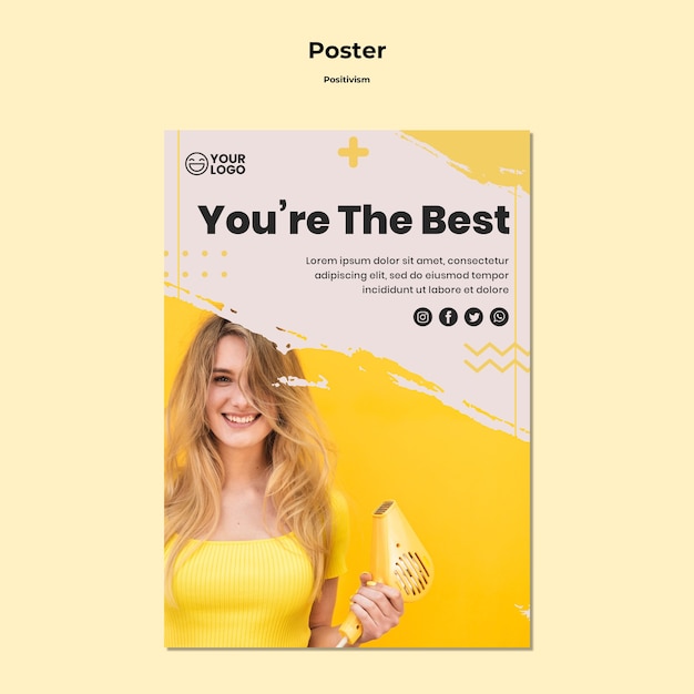 Positivism Poster Template – Free Download