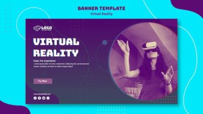 Virtual Reality Banner – Free Stock Photo for Download