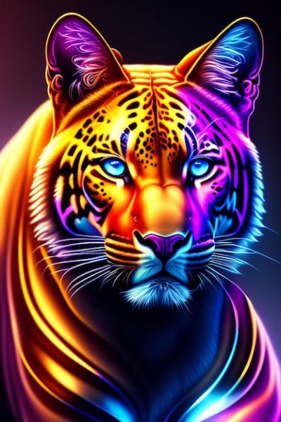 High Definition Neon Tiger Wallpapers – Free to Download